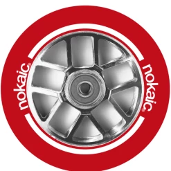 Meilleur prix 😉 Nokaic Roue Nokaic En 110 Mm Pour Trottinette Freestyle, Couleur Rouge. 😍