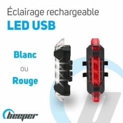 Promo ⌛ ACCESSOIRE BEEPER ROAD ECLAIRAGE AVANT LED BLANC 🛒