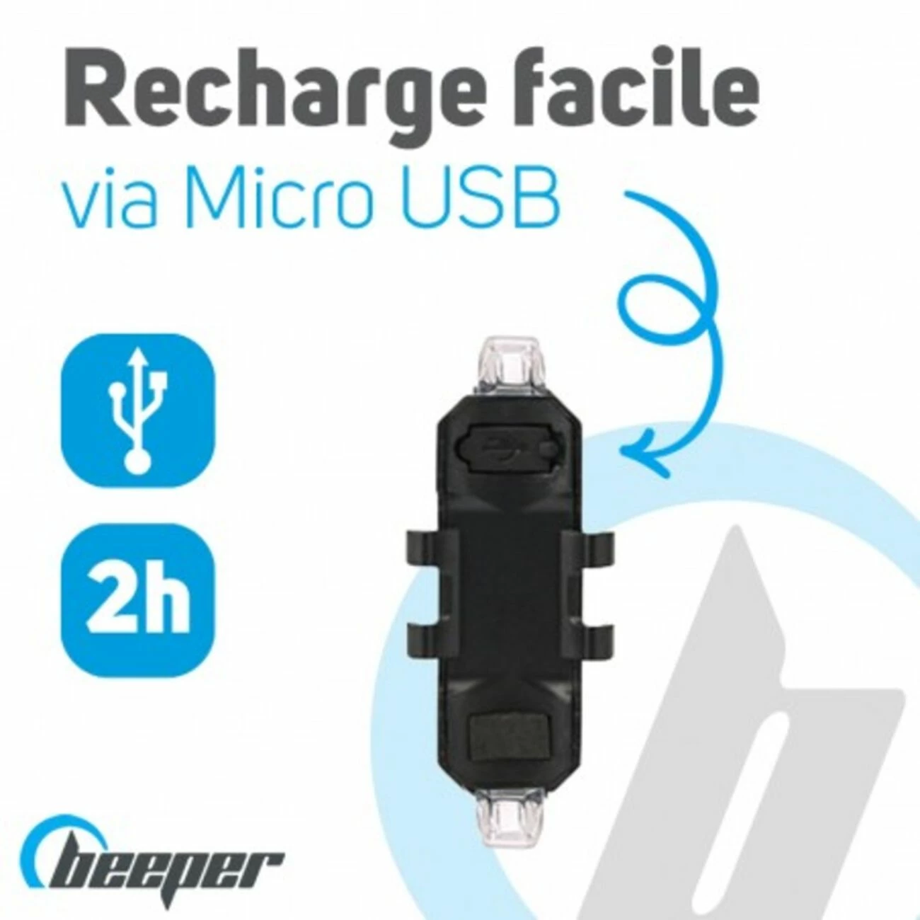 Acheter 😍 ACCESSOIRE BEEPER ROAD ECLAIRAGE AVANT LED ROUGE ✔️ – Image 4