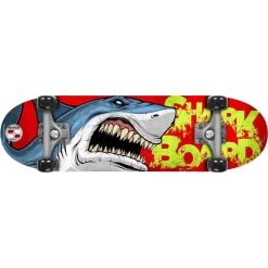 De gros 🤩 Stamp Stamp Skateboard 28 X 8 Shark Skids Control ✨