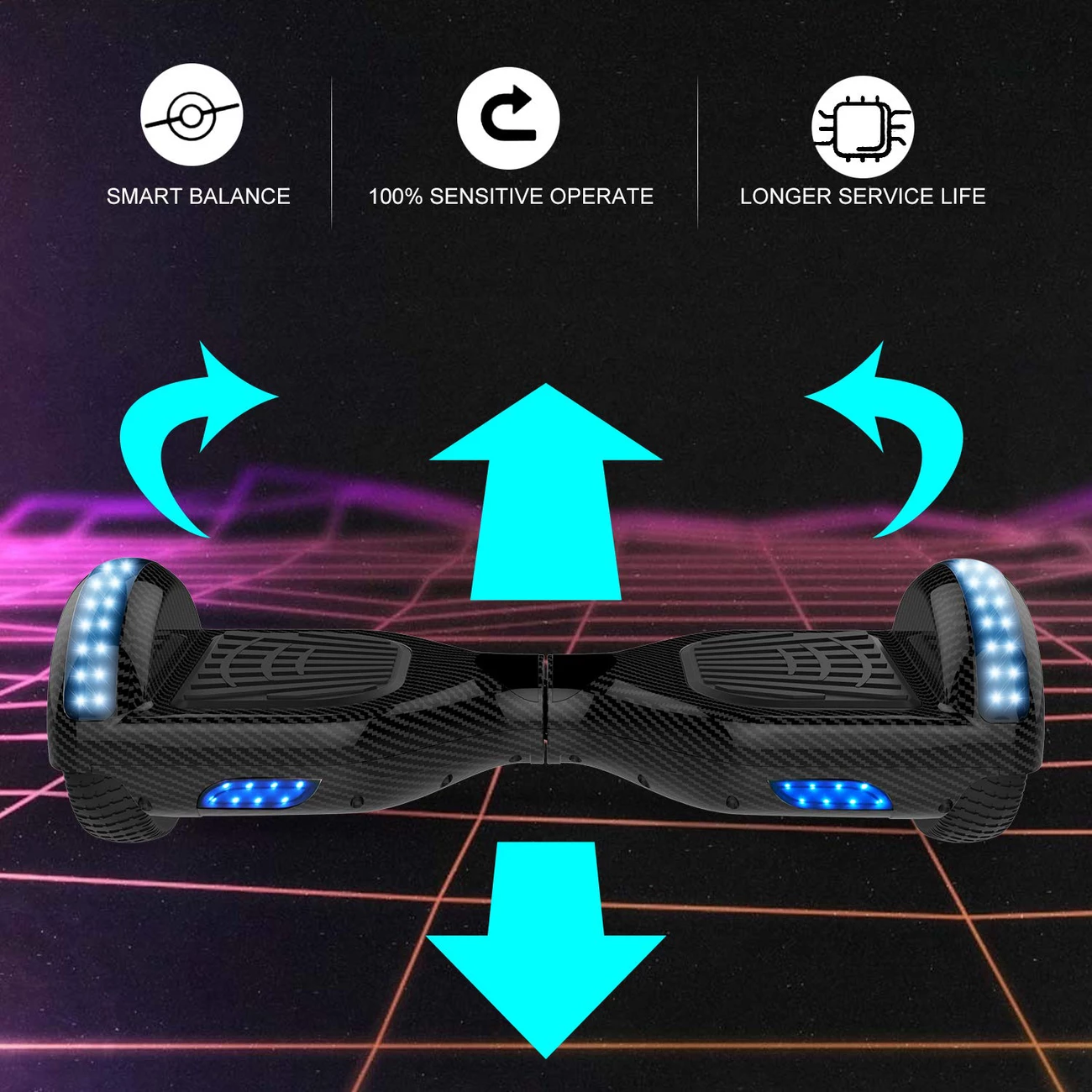 Les meilleures critiques de 👍 Citysports Citysports Pack Hoverboard + Hoverkart Adjustable, Cadeau Idéal - Noir 🔔 – Image 2