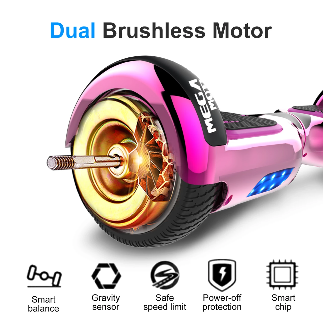 Promo 🎉 Mega Motion Pack Hoverboard 6.5"avec Bluetooth+hoverkart ❤️ – Image 3