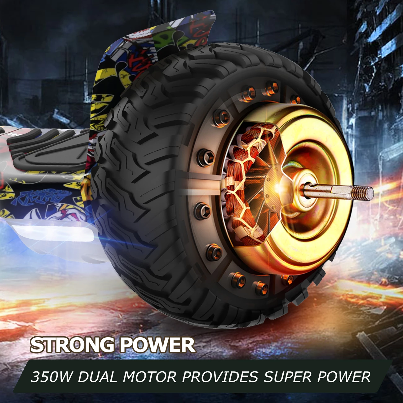 Top 10 🧨 Cool&fun Pack Hoverboard 8.5"avec Bluetooth+hoverkart 😀 – Image 2