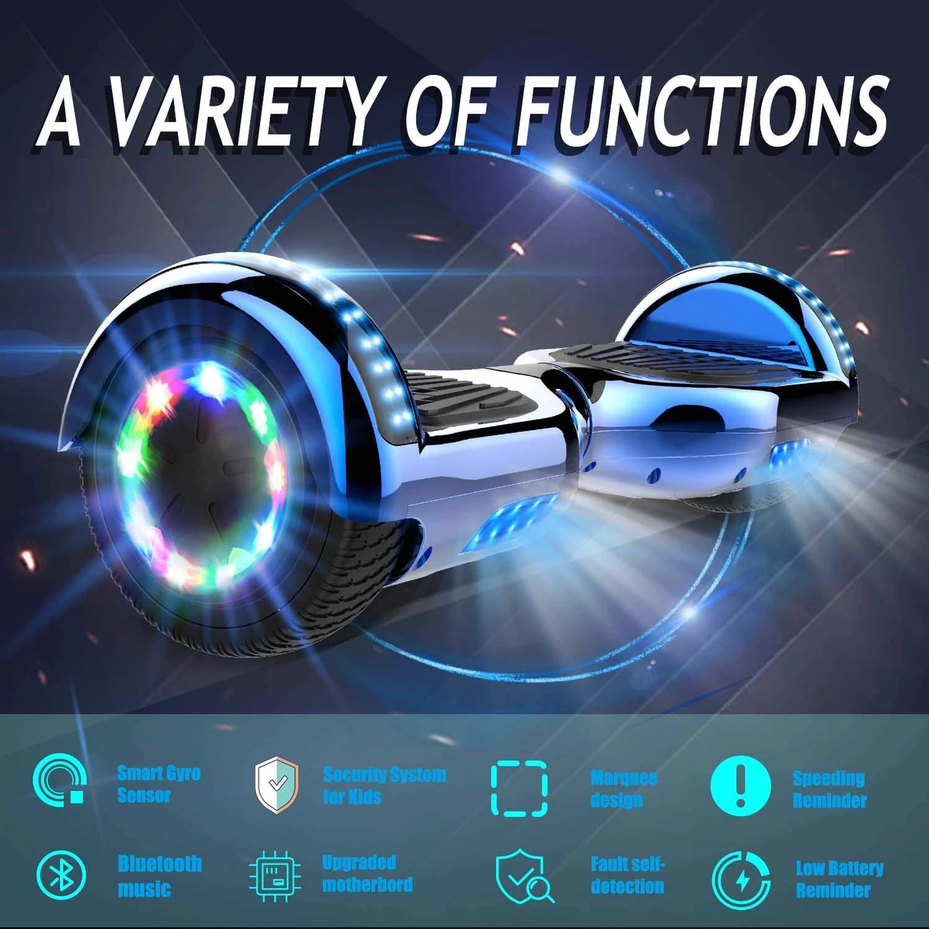 Coupon 🔔 Cool&fun Pack Hoverboard 6.5"avec Bluetooth+hoverkart 😉 – Image 4