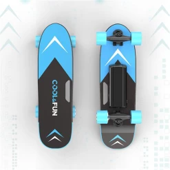 Promo 👍 Rcb Rcb Skateboard Électrique 4 Roues Mini Planche À Roulettes Batterie Lg Avec Télécommande 🔥