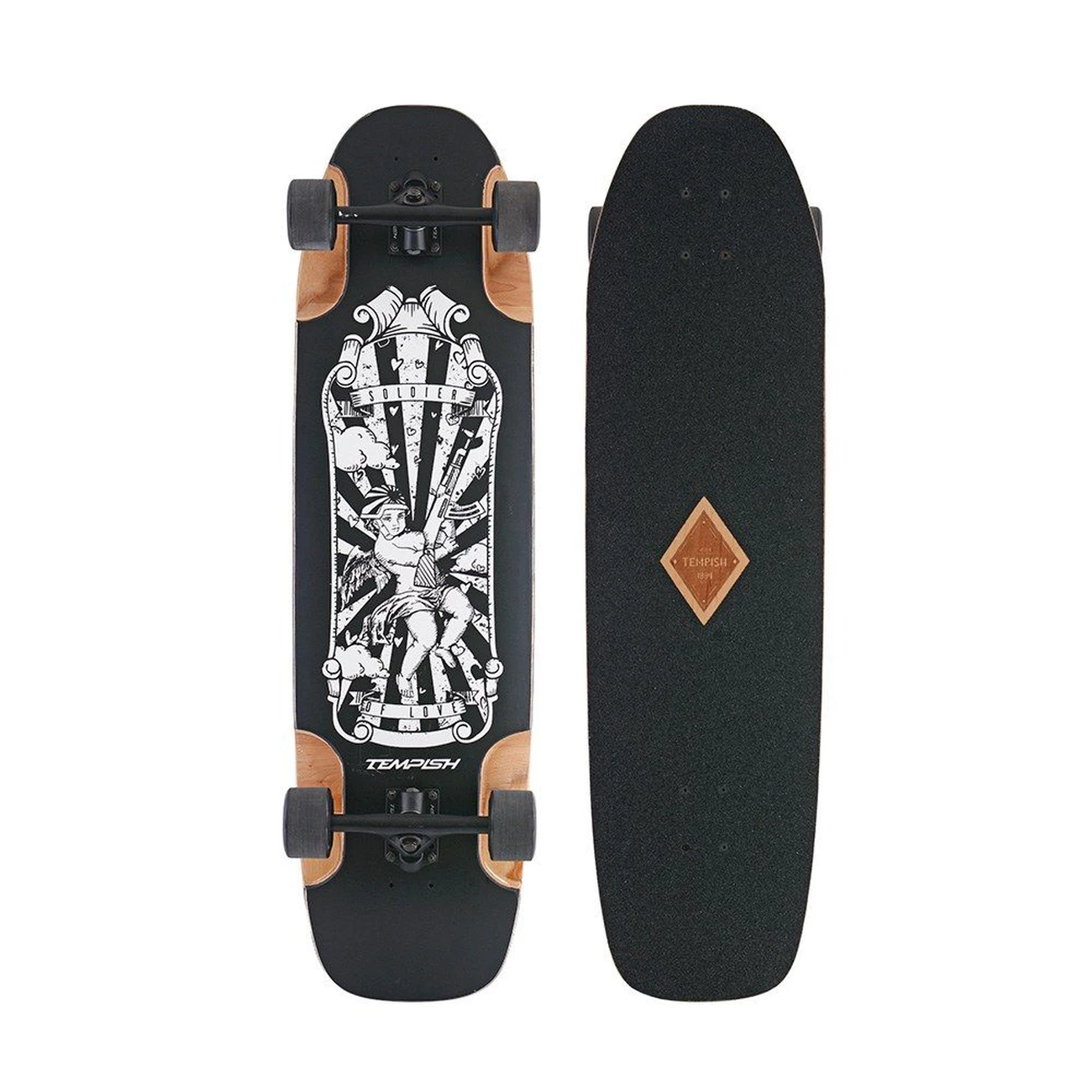Nouveau 👏 Mode- Lifestyle Tempish Amar Longboard NOIR 🛒 – Image 2