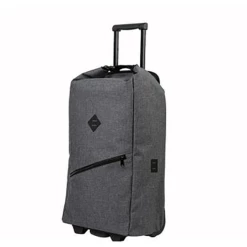 Nouveau 💯 Randonnee Pedestre Wantalis Chariot Course Type Valise Cabine Pour Porte Bagage De Vélo Wantalis Trolley GRIS 👍