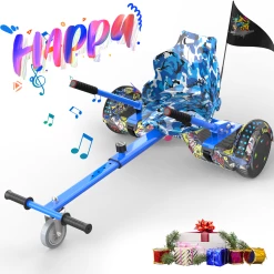 Le moins cher 🥰 Citysports Citysports Pack Hoverboard 6.5'' + Hoverkart Adjustable, Cadeau Idéal - Hiphop 😉