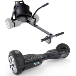 Coupon 😉 Urbanglide Urbanglide Pack Hoverboard + Kart Noir - Roues 6.5 - 550w - 4ah - Longueur Ajustable 🔔