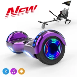 De gros 😉 Cool&fun Microgo Hoverboard Gyropode Électrique Gokart Overboard Bluetooth 6.5" Self-balance Board Roues Led Flash Télécommande Et Sac 🎉