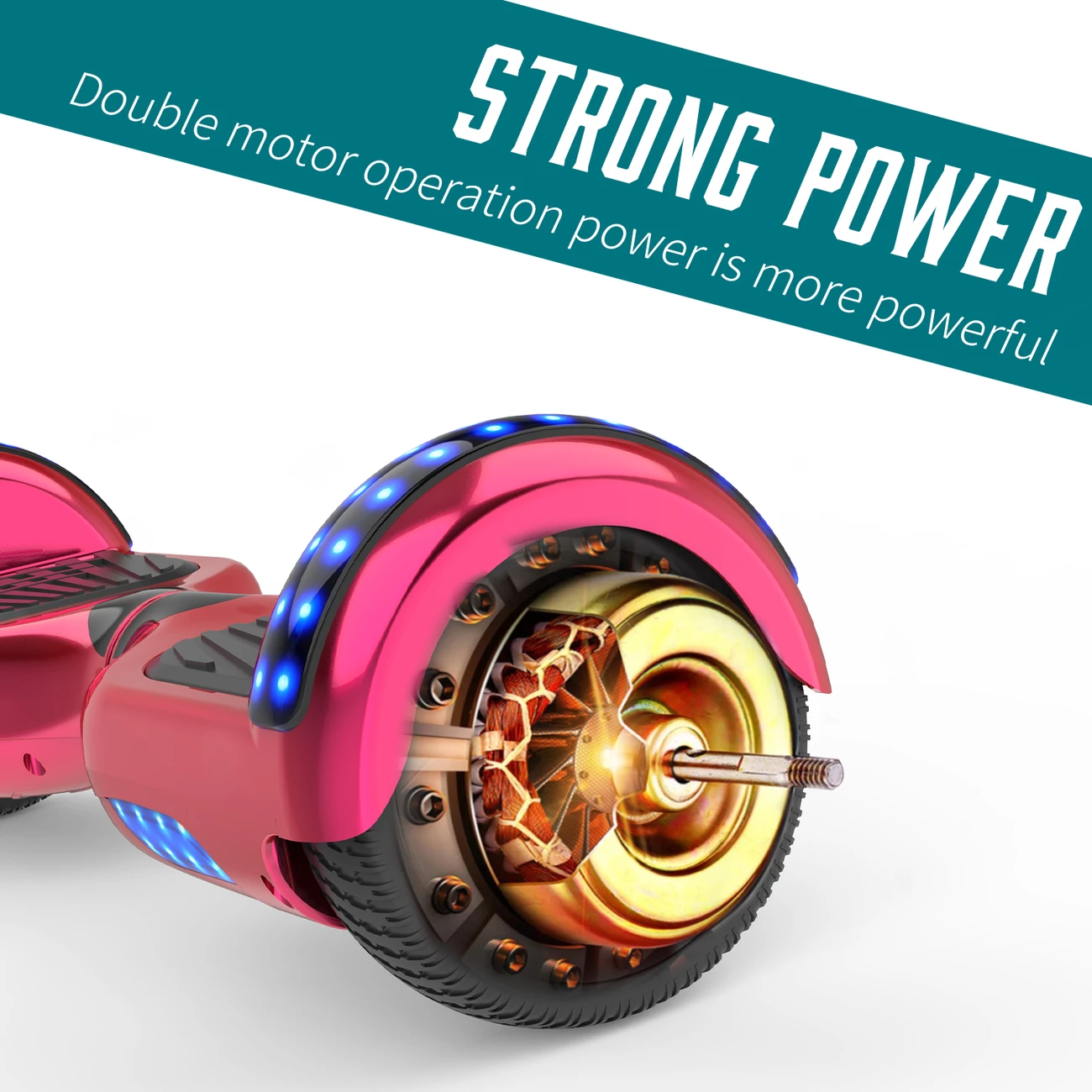 Top 10 ⭐ Cool&fun Microgo Hoverboard Gyropode Électrique Gokart Overboard Bluetooth 6.5" Self-balance Board Roues Led Flash Télécommande Et Sac 🎁 – Image 3