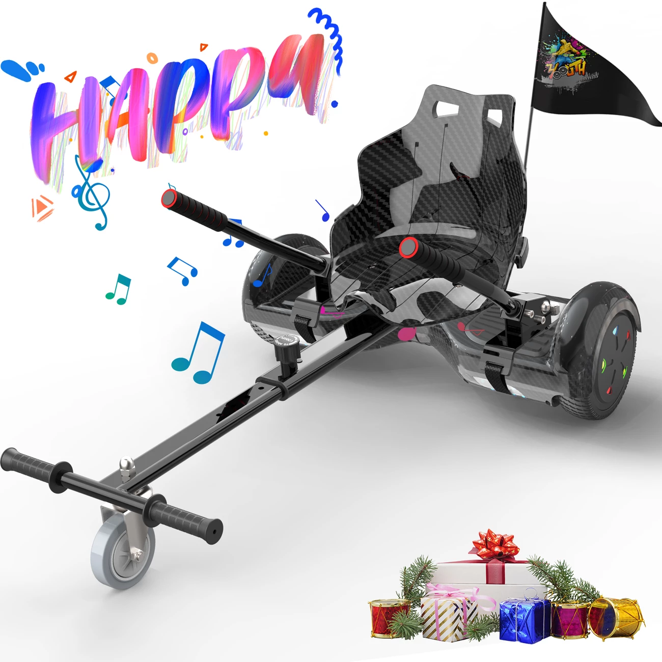 Les meilleures critiques de 👍 Citysports Citysports Pack Hoverboard + Hoverkart Adjustable, Cadeau Idéal - Noir 🔔