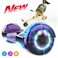 De gros 🛒 Cool&fun Pack Hoverboard 6.5"avec Bluetooth+hoverkart 🥰