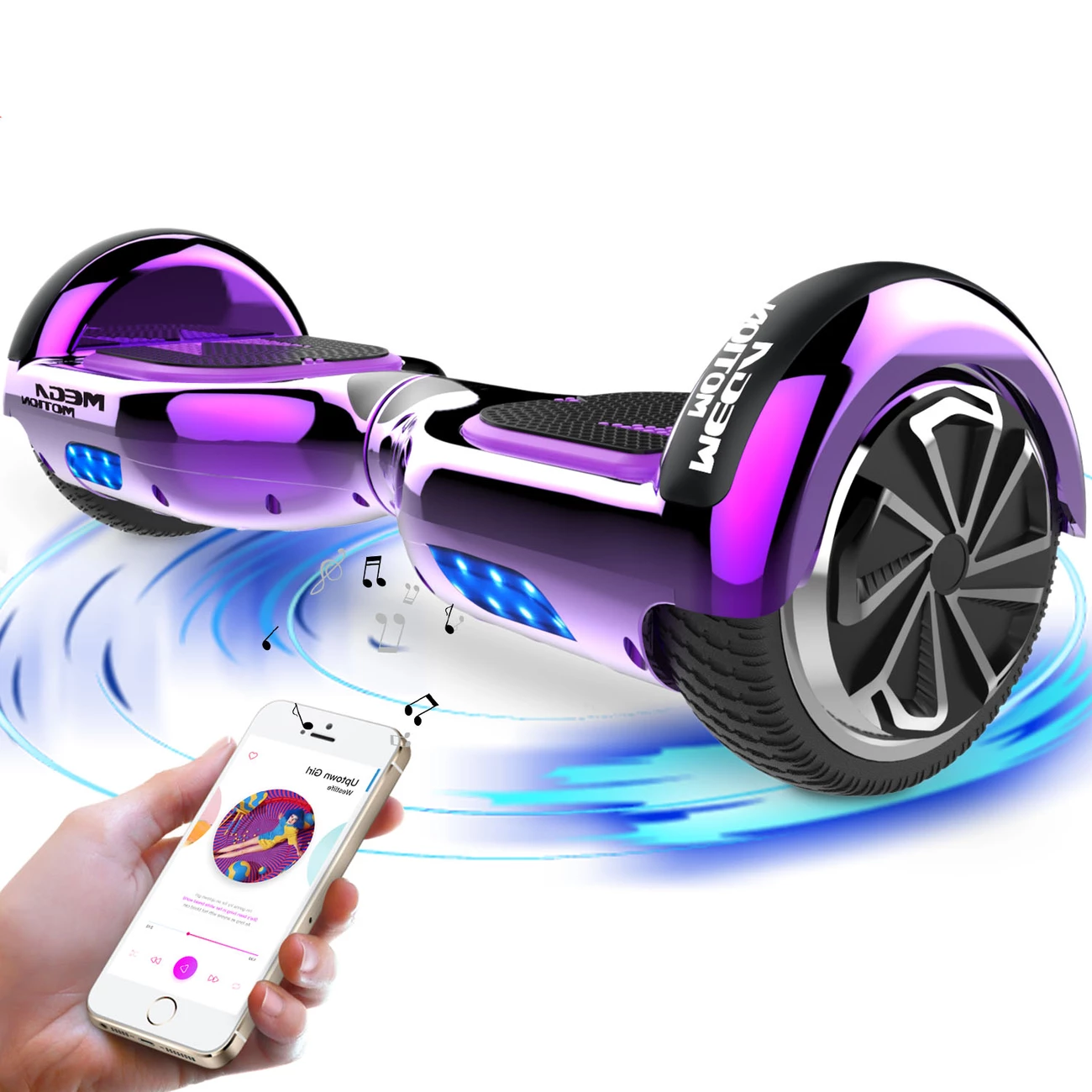 Nouveau 🔥 Mega Motion Pack Hoverboard 6.5"avec Bluetooth+hoverkart 🔥 – Image 2