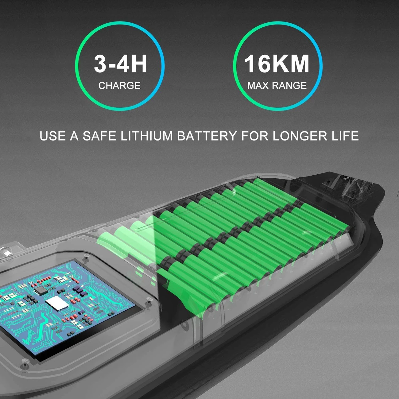 Tout neuf 💯 Rcb Rcb Skateboard Électrique Avec Télécommande, Planche À Roulettes À 4 Roues Avec Batterie Au Lithium Pour Débutants, Planche Cool Trick De 35,4 * 9 Inches Pour Adultes Et Adolescents 🔥 – Image 5