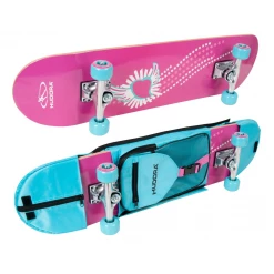 Coupon 🤩 Hudora Hudora - Skateboard Avec Sac À Dos - Rose 🎉