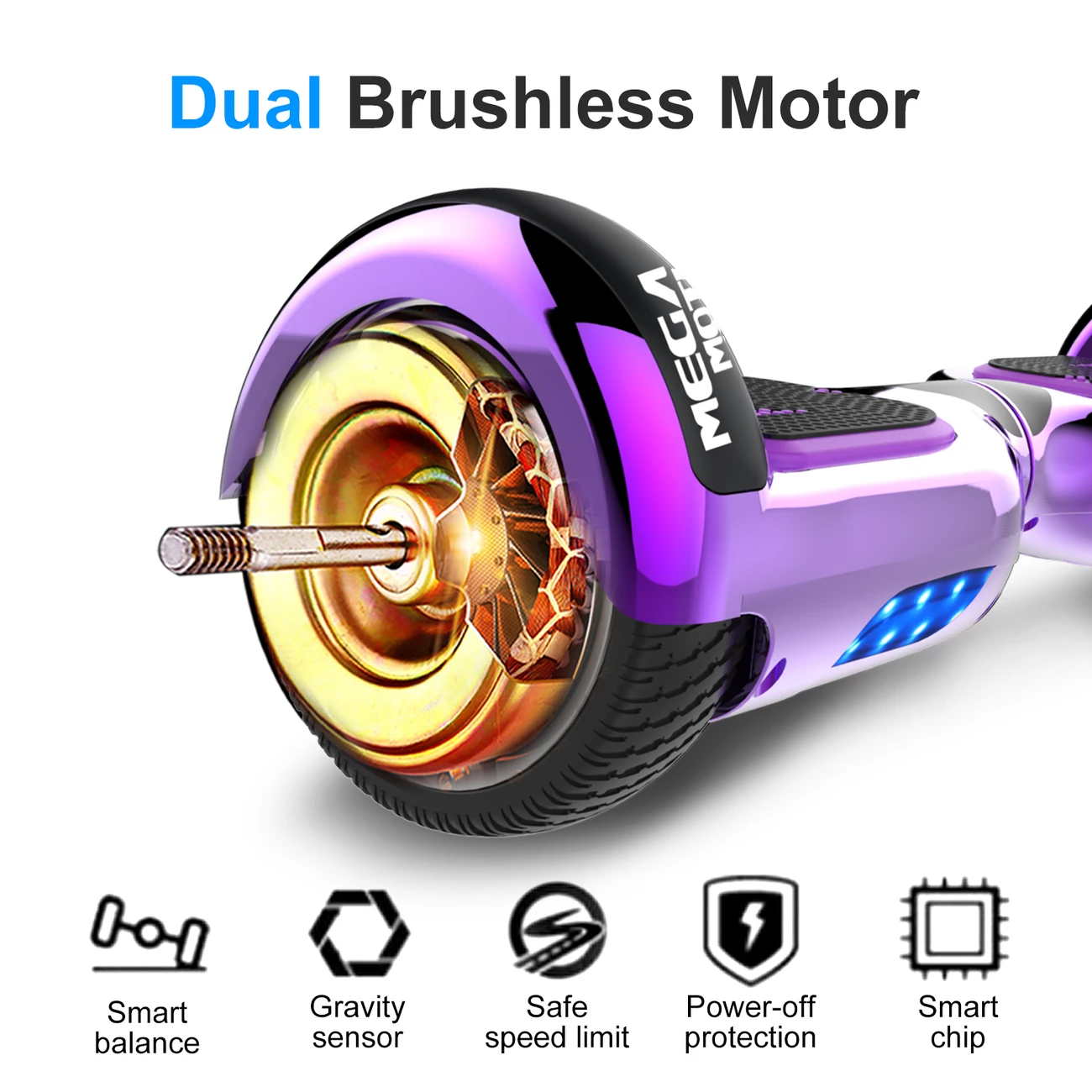 De gros ✔️ Mega Motion Pack Hoverboard 6.5"avec Bluetooth+hoverkart 😍 – Image 3